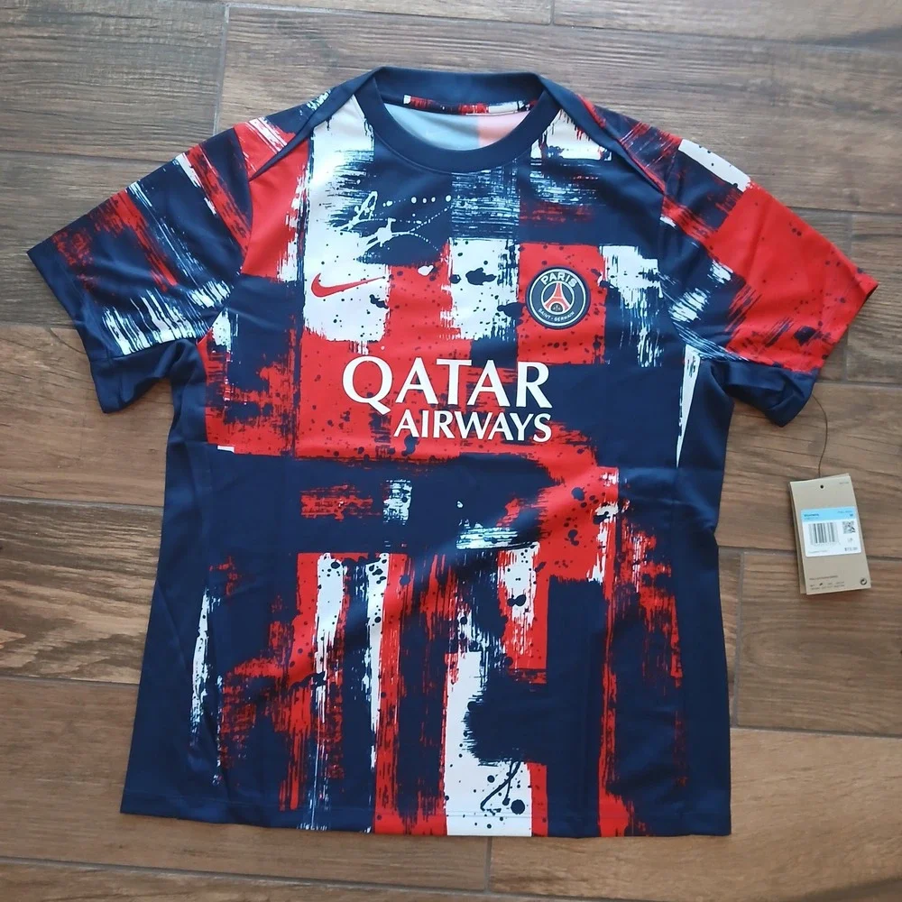 Paris Saint-Germain Soccer Jersey Womens Medium PSG Nike‎ 2024-25 Pre-Match